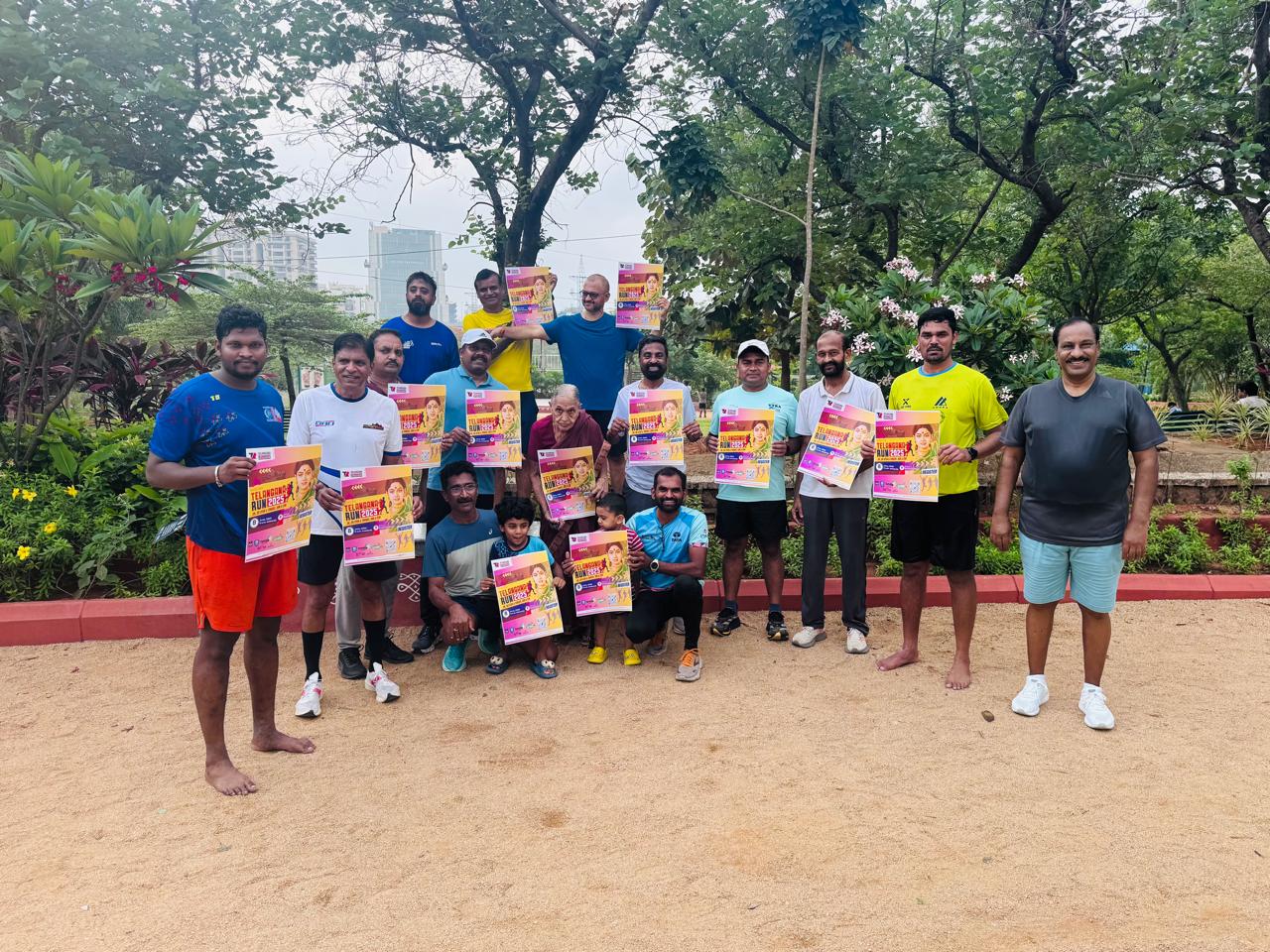 Telangana Run 2025 poster launch